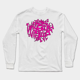 80's graffiti logo Long Sleeve T-Shirt